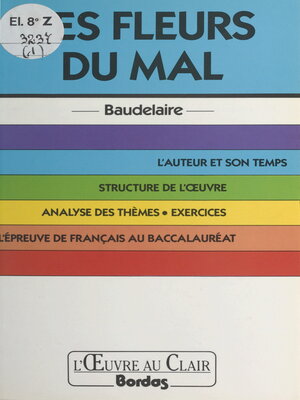 cover image of Les fleurs du mal, Baudelaire